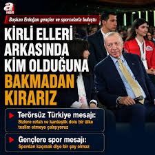 Başkan Erdoğan 19 Mayıs'ta gençler ve sporcularla bir araya geldi: Kirli elleri arkasında kim olduğuna bakmadan kırarız