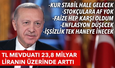 Başkan Erdoğan A Haber - A TV - A Para - A News ortak canlı yayınında 