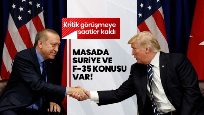 Başkan Erdoğan, ABD Başkanı Trump ile yarın 20.00'de görüşecek.