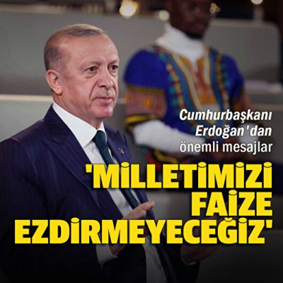 Başkan Erdoğan Afrikalı gençlerle buluştu! 'Enflasyon yine inecek'
