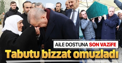 Başkan Erdoğan aile dostu Nusret Yıldırım'ın cenazesine katıldı...