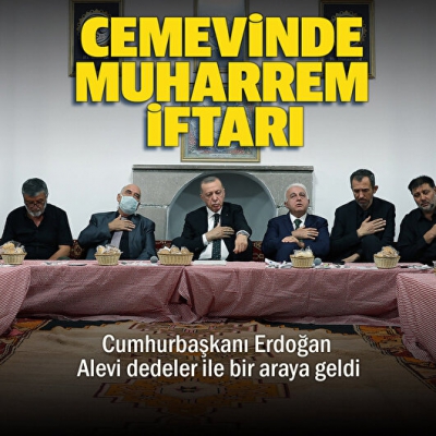 Başkan Erdoğan Alevi dedeler ile birlikte iftar programında! Alevi kanaat önderleriyle önemli görüşme