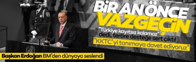Başkan Erdoğan, BM Genel Kurulu'nda dünyaya seslendi: Yunanistan Ege'yi mülteci mezarlığına çevirmektedir 