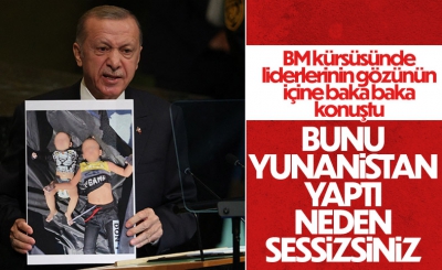 Başkan Erdoğan, BM Genel Kurulu'nda dünyaya seslendi: Yunanistan Ege'yi mülteci mezarlığına çevirmektedir 