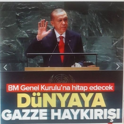 Başkan Erdoğan BM Kurulu'nda 14. kez hitap edecek! Konuşmanın ana gündeminde katil İsrail'in Gazze katliamı var