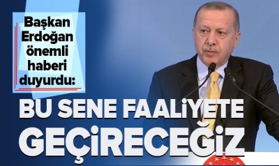Başkan Erdoğan: Bu sene içerisinde Tahkim Merkezi'ni faaliyete geçireceğiz.