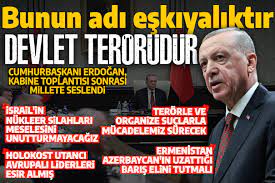 Başkan Erdoğan: Bunun adı barbarlık, eşkıyalık, devlet terörüdür