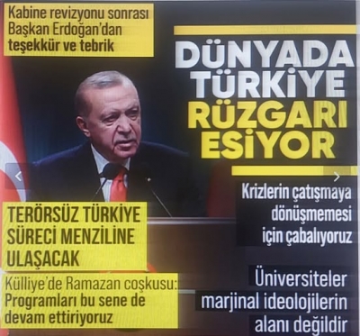 Başkan Erdoğan: Dünyada bir Türkiye rüzgarı esiyor