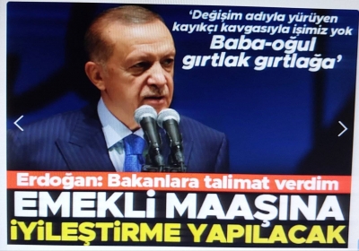 Başkan Erdoğan emeklilere müjdeyi verdi: Bakanlara talimatı verdim maaşlarda iyileştirme olacak