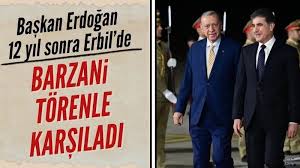 Başkan Erdoğan Erbil'e kritik ziyaret... 