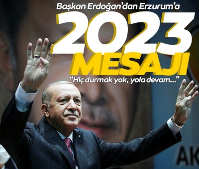 Başkan Erdoğan Erzurum'daki toplantıya telefonla katıldı! Dadaşlara 2023 seçimleri çağrısı 