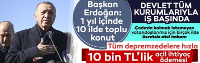 Başkan Erdoğan Hatay'da önemli açıklamalar: Bu dönem bir birlik ve beraberlik dönemidir