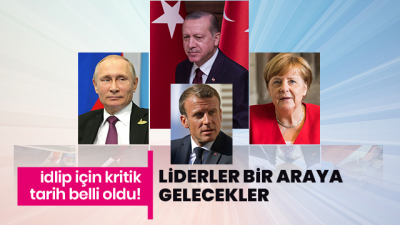 Başkan Erdoğan İdlib için kritik tarihi verdi: Putin, Merkel ve Macron'la 5 Mart'ta bir araya geleceğiz.