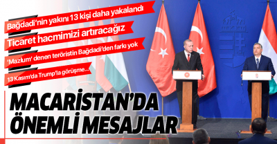 Başkan Erdoğan ile Macaristan Başbakanı Viktor Orban'dan ortak basın toplantısı.