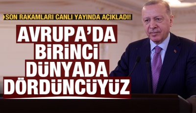 Başkan Erdoğan: Jeotermalde Avrupa'da ilk, dünyada dördüncü sıradayız