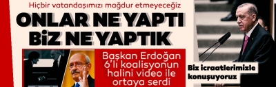 Başkan Erdoğan, Kılıçdaroğlu'nun adaylığıyla ilgili konuştu: Bakalım ne tür kepazeliklere şahit olacağız