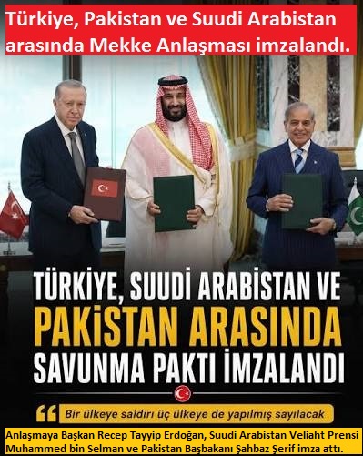 Başkan Erdoğan Mekke Paktı'nı imzaladı! Türkiye, Suudi Arabistan ve Pakistan'dan stratejik güvenlik adımı: Anlaşmanın tüm detayları