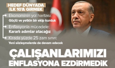 Başkan Erdoğan, memur maaşlarına yapılacak zamlarla ilgili, grup toplantısında dikkat çeken bir açıklama yaptı.