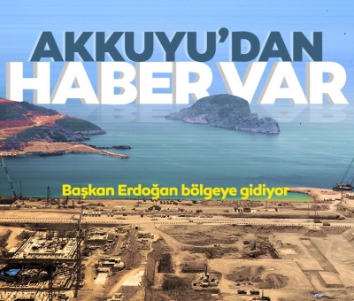 Başkan Erdoğan Mersin'de inşa edilen Akkuyu NGS'de inceleme yapacak