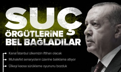 Başkan Erdoğan: Milletten umutlarını kesenler suç örgütlerine bel bağlamış durumdalar 