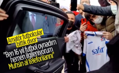 Başkan Erdoğan önce amatör futbolcuların sorunlarını dinledi sonra talimat verdi!