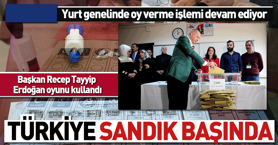 Başkan Erdoğan oyunu kullandı ve önemli açıklamalar yaptı.