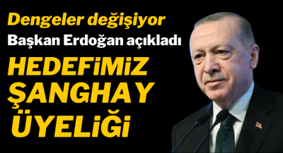  Başkan Erdoğan Özbekistan ziyareti sonrası gazetecilerin sorularını yanıtladı: Hedefimiz Şangay İşbirliği Örgütü Üyeliği 