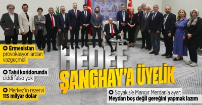  Başkan Erdoğan Özbekistan ziyareti sonrası gazetecilerin sorularını yanıtladı: Hedefimiz Şangay İşbirliği Örgütü Üyeliği 