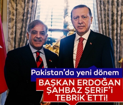  Başkan Erdoğan, Pakistan Başbakanı Şerif ile görüştü