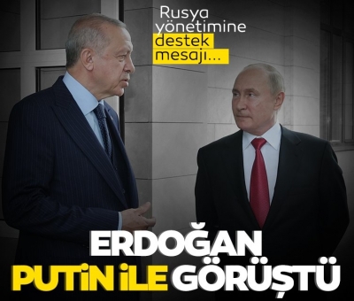 Başkan Erdoğan Putin ile görüştü! Destek mesajı 