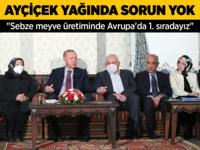  Başkan Erdoğan, Tokat ziyaretinde çiftçilerle buluştu: Ayçiçek yağında sorun yok, suni bir panik havası oluşturuldu 