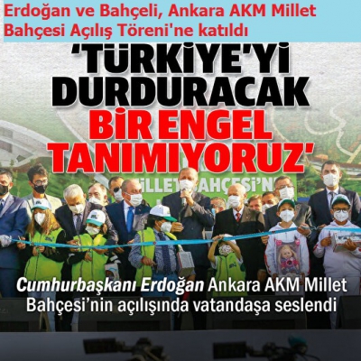 Başkan Erdoğan, Türkiye’yi durduracak bir engel tanımıyoruz