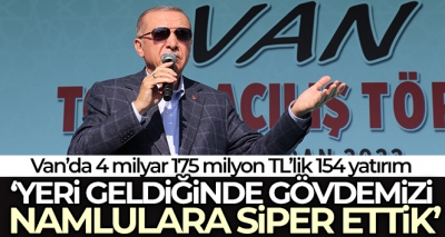 Başkan Erdoğan: Van depremi gecesi ben buradaydım, HDP neredeydi?