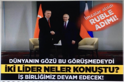 Başkan Erdoğan ve Vladimir Putin'den kol kola sohbet: Özbekistan'daki o anlar sosyal medyada gündem oldu