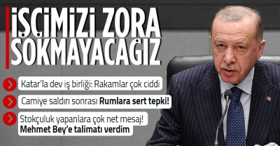 Başkan Erdoğan yeni anlaşmaları duyurdu! Katar ziyareti öncesi önemli mesajlar 