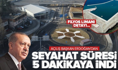 Başkan Erdoğan Zonguldak - Kilimli yolunu hizmete açacak: Seyahat süresi 5 dakikaya iniyor