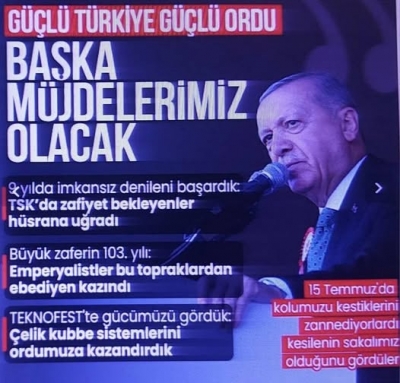 Başkan Erdoğan'dan 15 Temmuz vurgusu: 40 yıllık planı milletimizle darmadağın ettik