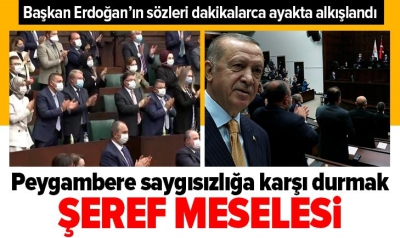 Başkan Erdoğan'dan ahlak yoksunu Charlie Hebdo isimli dergiye çok sert sözler.