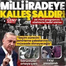 Başkan Erdoğan'dan AK Parti programına yapılan silahlı saldırıyla ilgili açıklama: Saldırıyı lanetliyorum
