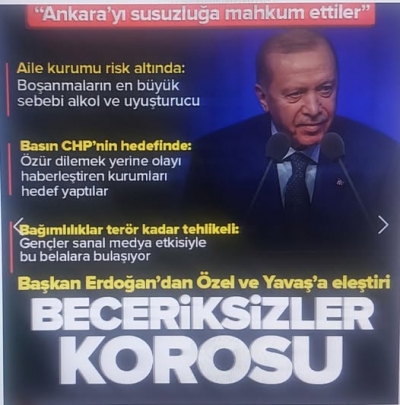 Başkan Erdoğan'dan Ankara'yı susuz bırakan CHP'ye sert tepki: 