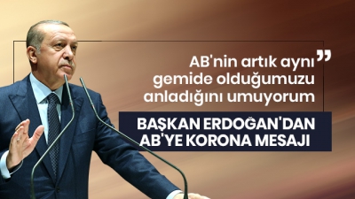 Başkan Erdoğan'dan Avrupa Günü mektubu: Bu kez ortak düşmanımız sınır tanımayan bir virüs. Gözle görülmeyen bir düşman birlik olmanın anlamını hatırlattı.