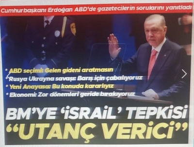 Başkan Erdoğan'dan BM'ye İsrail tepkisi: Utanç vesilesi
