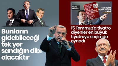 Başkan Erdoğan'dan CHP'li belediyelere sert tepki: Bizim de yapacaklarımız olacak..
