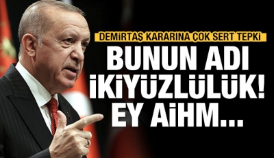 Başkan Erdoğan'dan çok sert Demirtaş tepkisi