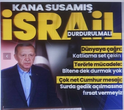 Başkan Erdoğan'dan dünyaya net Filistin mesajı: Kana susamış İsrail durdurulmalı | Cumhur İttifakı vurgusu: Surlarında gedik açılmasına fırsat vermeyeceğiz 