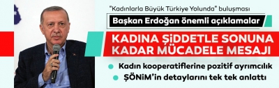 Başkan Erdoğan'dan Eskişehir'de ''Kadınlarla Büyük Türkiye Yolunda'' buluşması