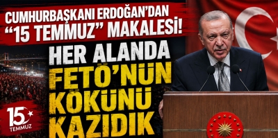Başkan Erdoğan'dan FETÖ'cü alçaklara net mesaj: Türkiye hainlerin başını ezecek kudrete sahip