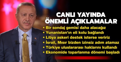 Başkan Erdoğan'dan flaş Doğu Akdeniz açıklaması: Bizim onayımız olmadan adım atamazlar....