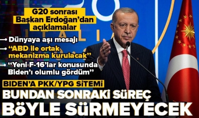 Başkan Erdoğan'dan G20 sonrası son dakika F-35 ve F-16 açıklaması!