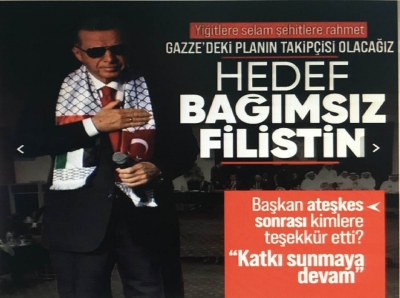 Başkan Erdoğan'dan Gazze'deki ateşkes sonrası ilk mesajı: Bağımsız Filistin için mücadelemizi sürdüreceğiz